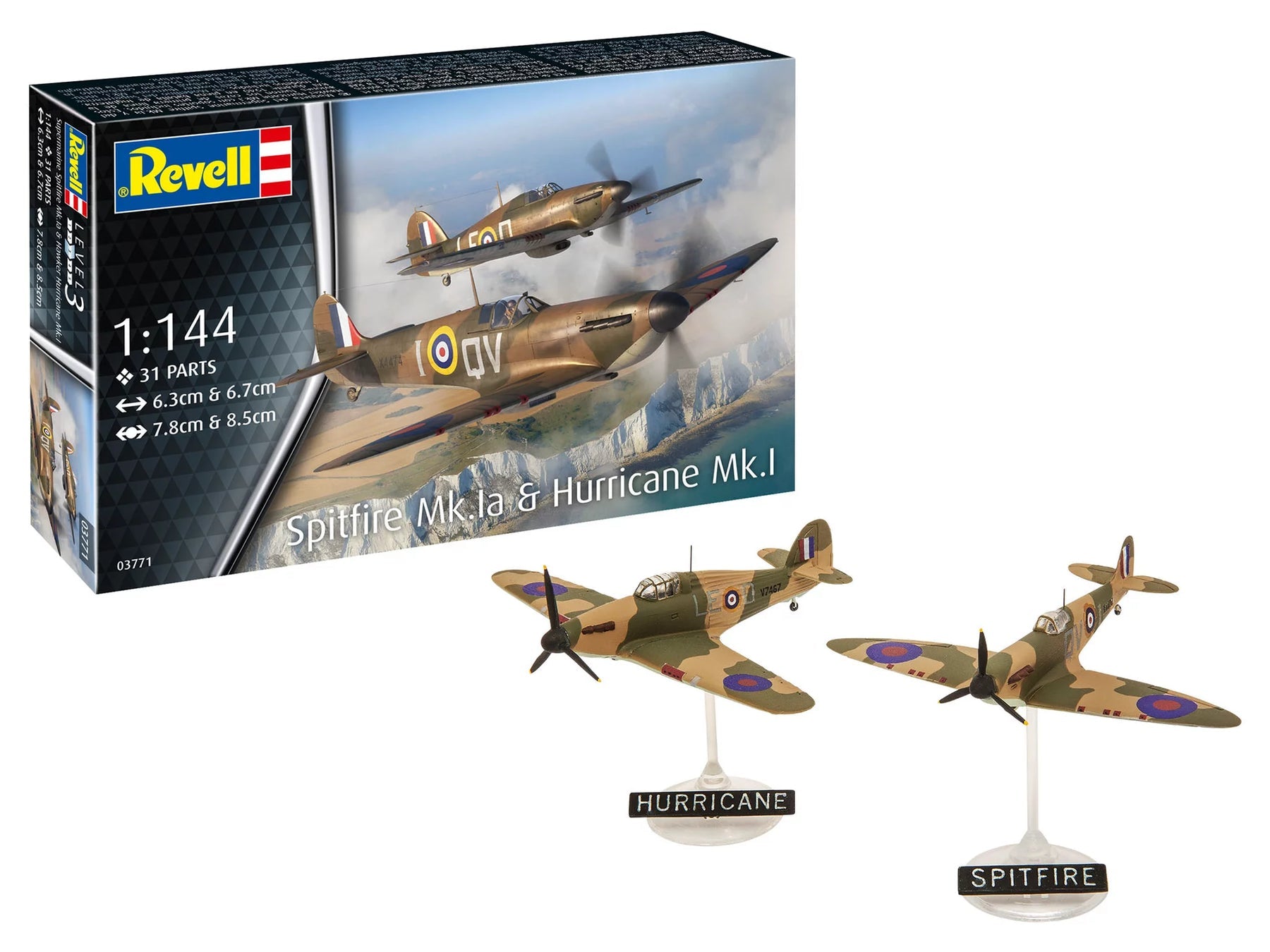 1/144 Spitfire Mk.Ia & Hawker Hurricane Mk.I