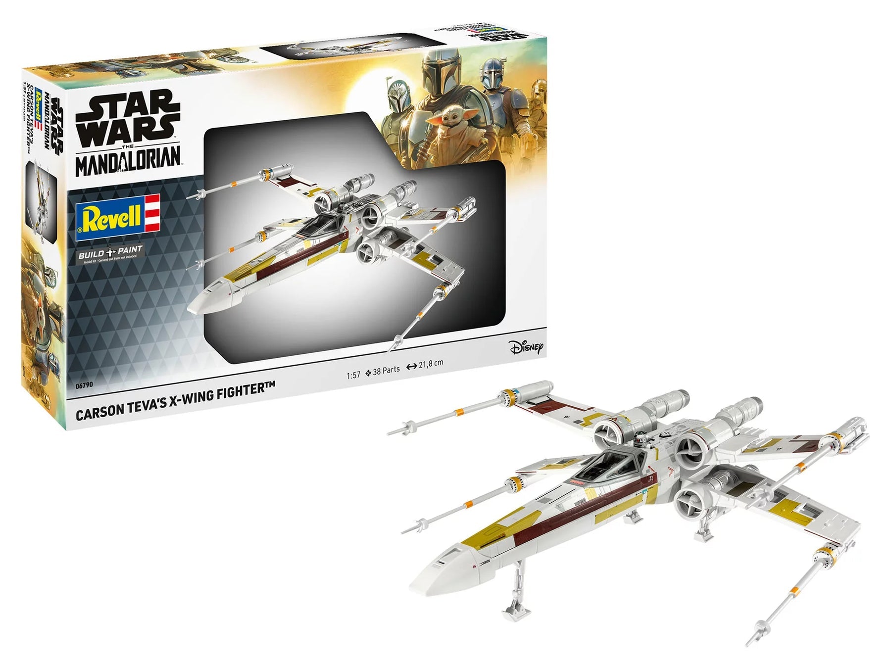 1/57 Star Wars The Mandalorian: Carson Teva's X-Wing Fighter
