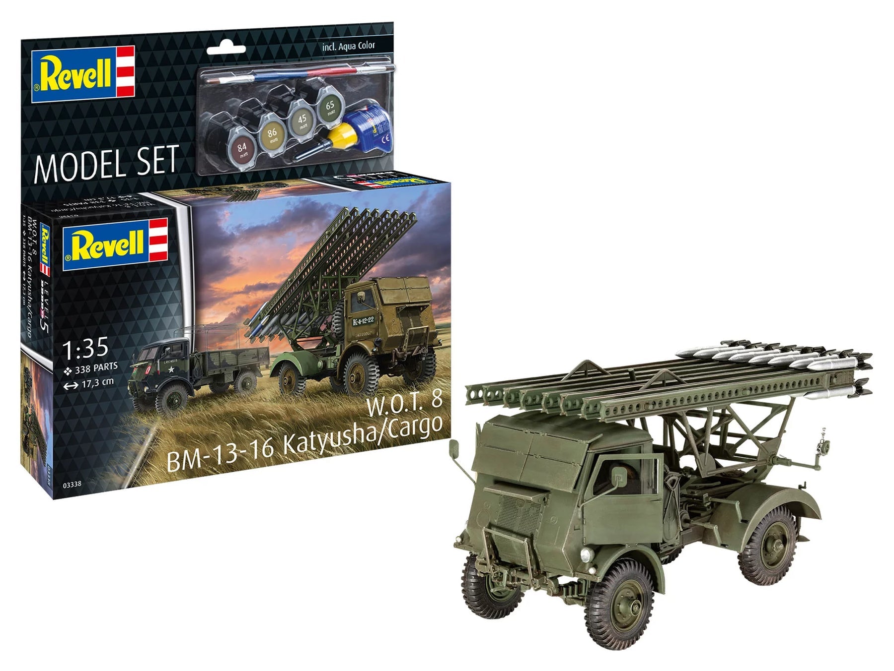 1/35 Model Set W.O.T. 8 BM-13-16 Katyusha/Cargo