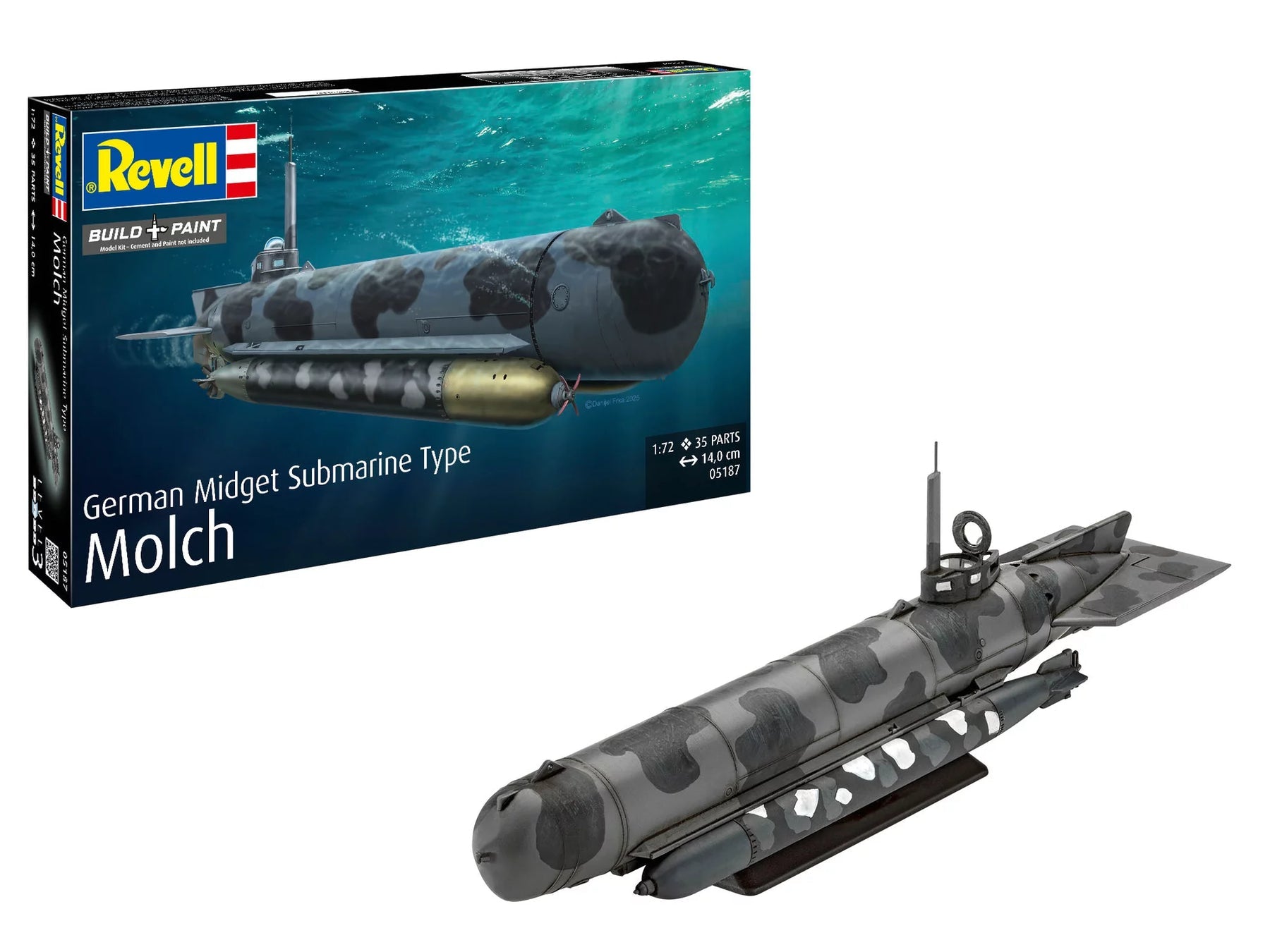 1/72 German Midget Submarine Type Molch