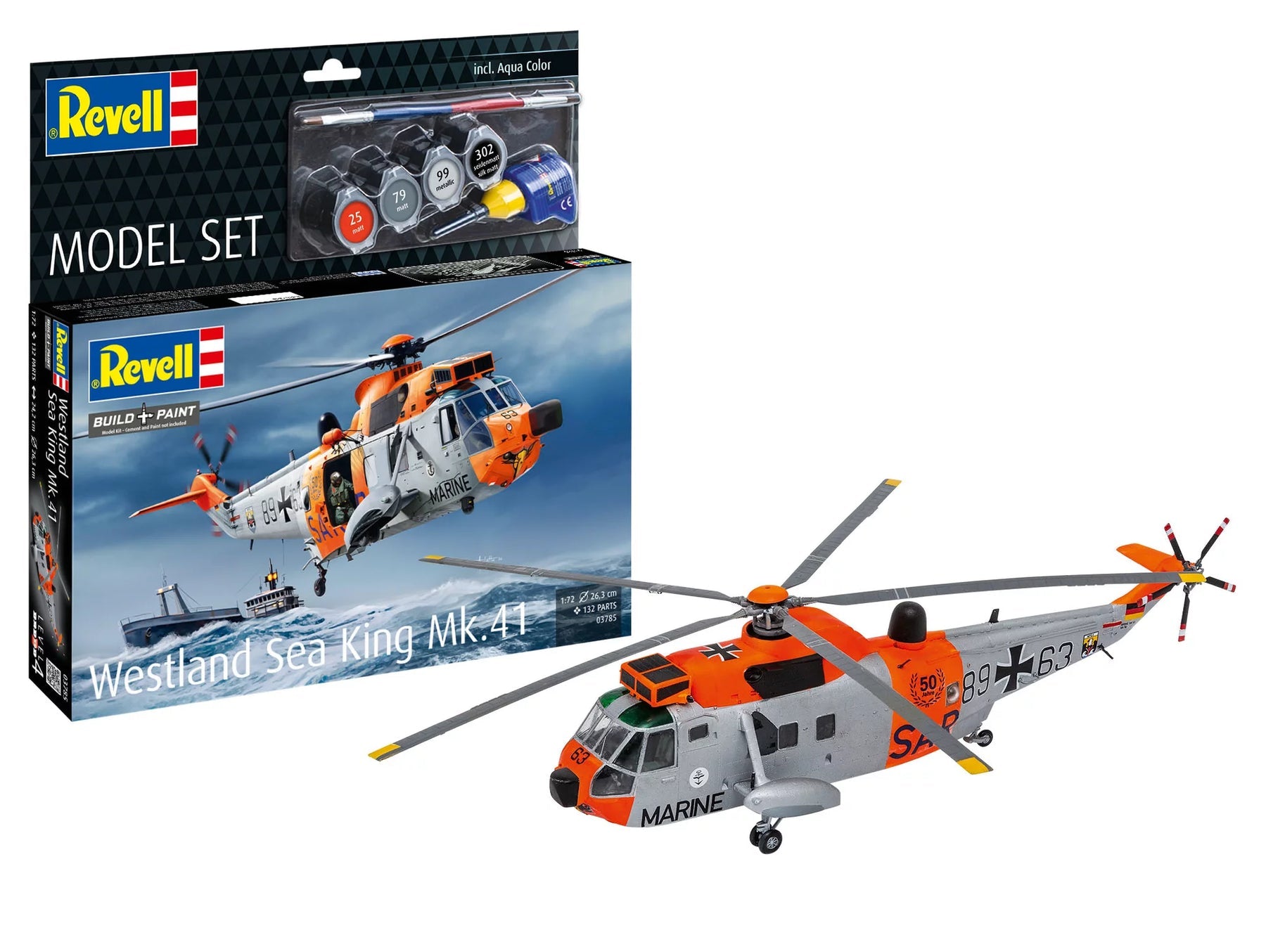 1/72 Model Set Westland Sea King Mk.41