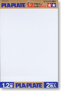 Fogli plastica bianchi 364x257mm (Spessore 1,2 mm) 2 pz