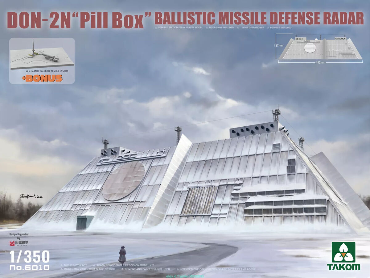 1/350 DON-2N'PILL Box' BALLISTIC MISSILE DEFENSE RADAR