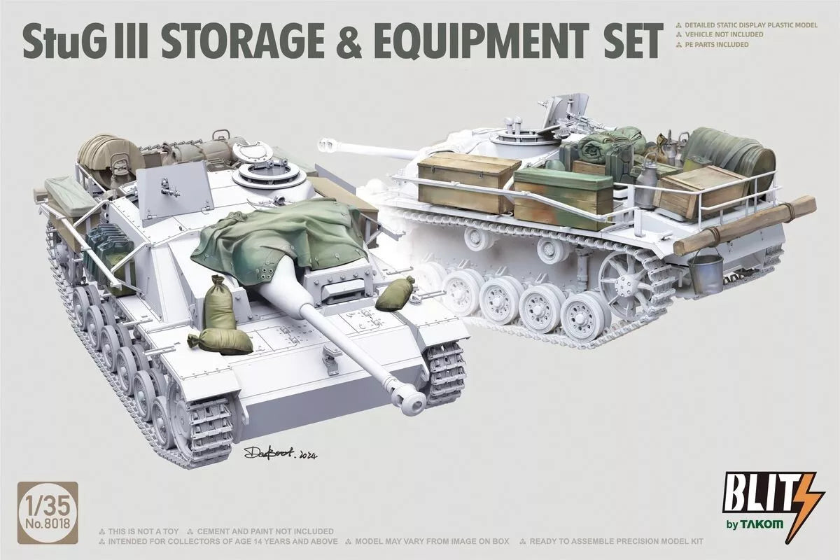 1/35 StuG III STORAGE & EQUIPMENT SET