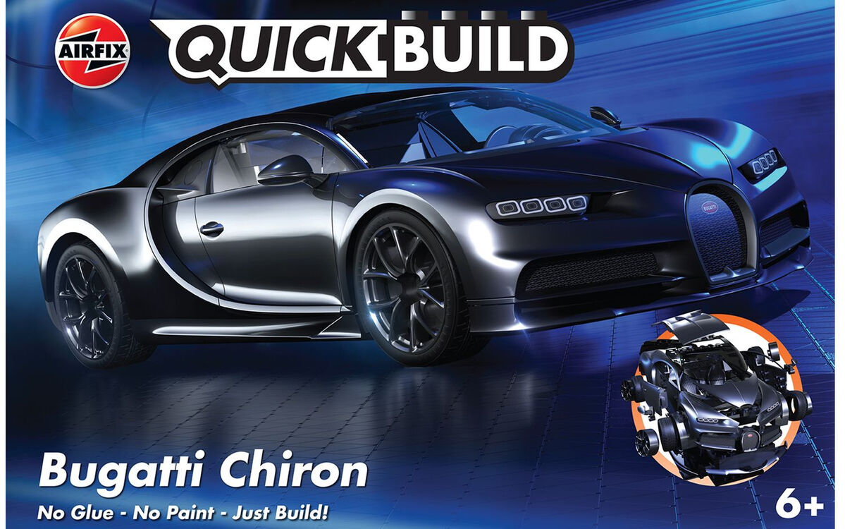 QUICKBUILD Bugatti Chiron - Black