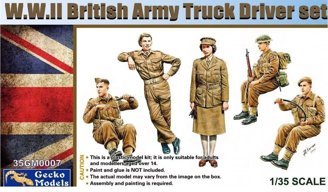 1/35 WWII British Army Truck Driver Set