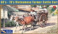 1/35 60's-70's Vietnamese Farmer Cattle Cart