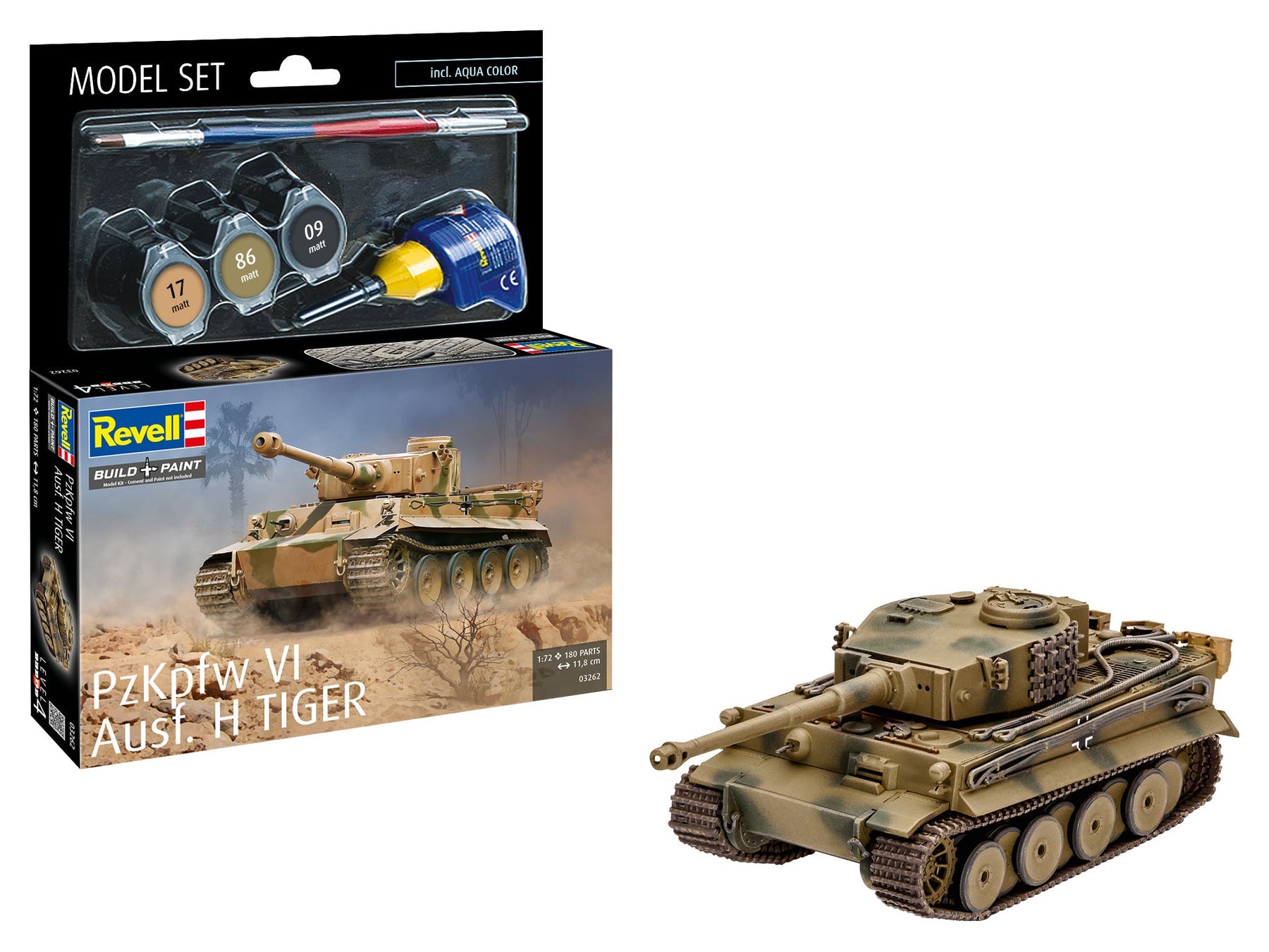 1/72 Model Set PzKpfw VI Ausf. H Tiger