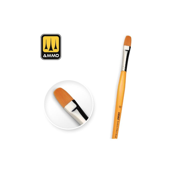 10 Synthetic Filbert Brush with T-Handle