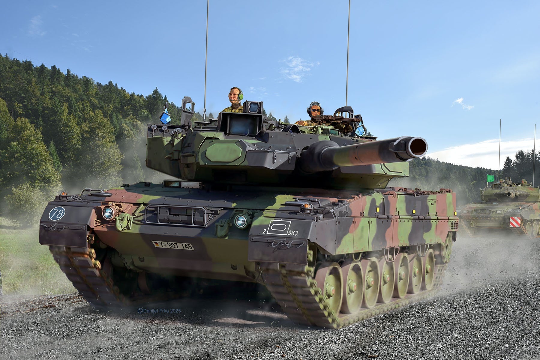 1/35 Model Set Leopard 2A7A1