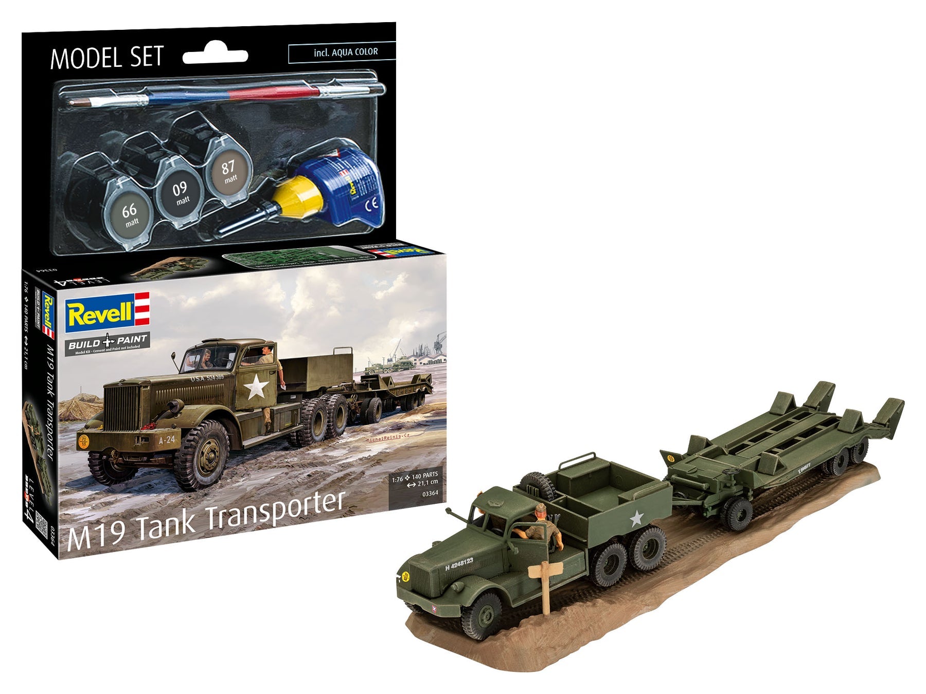 1/76 Model Set M19 Tank Transporter