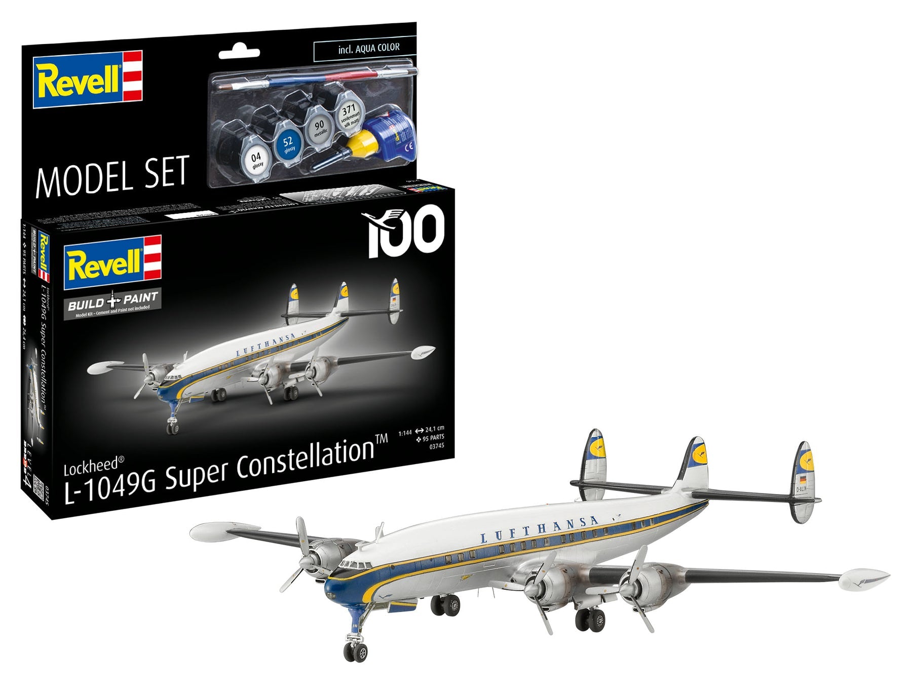 1/144 Model Set Lockheed L.1049G Super Constellation