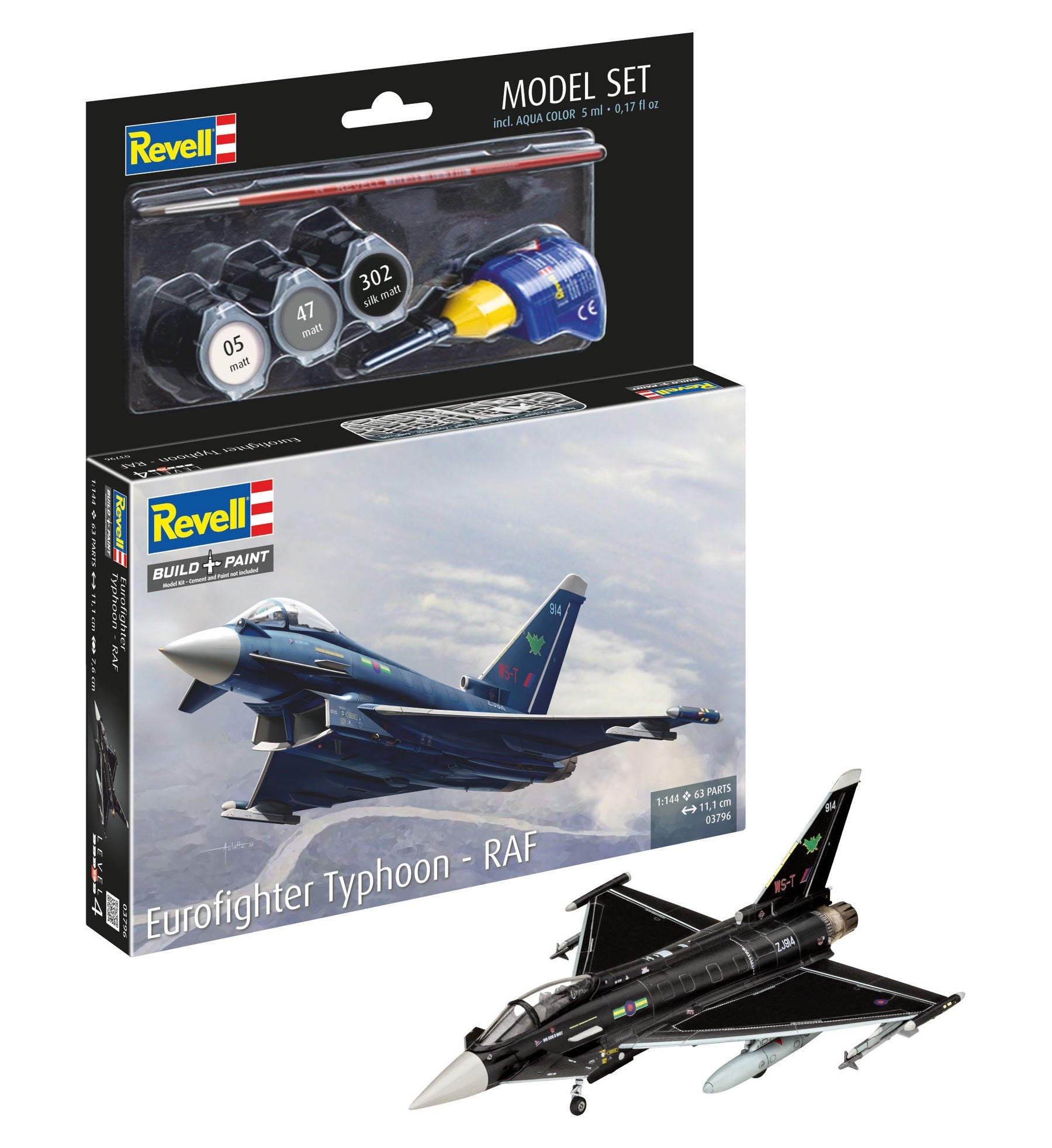 1/144 Model Set Eurofighter Typhoon - RAF