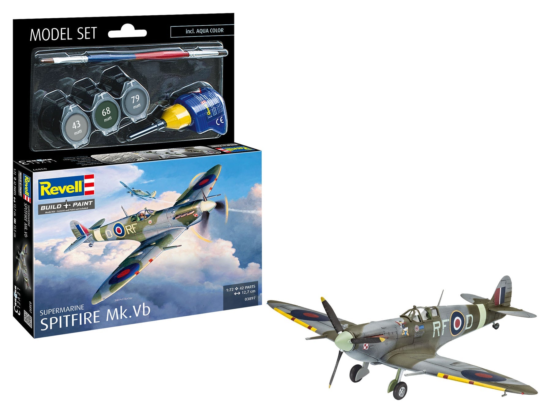1/72 Model Set Spitfire Mk. Vb