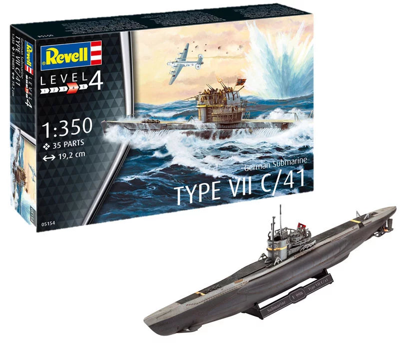 1/350 Starter Kit German Submarine Type VII C/41