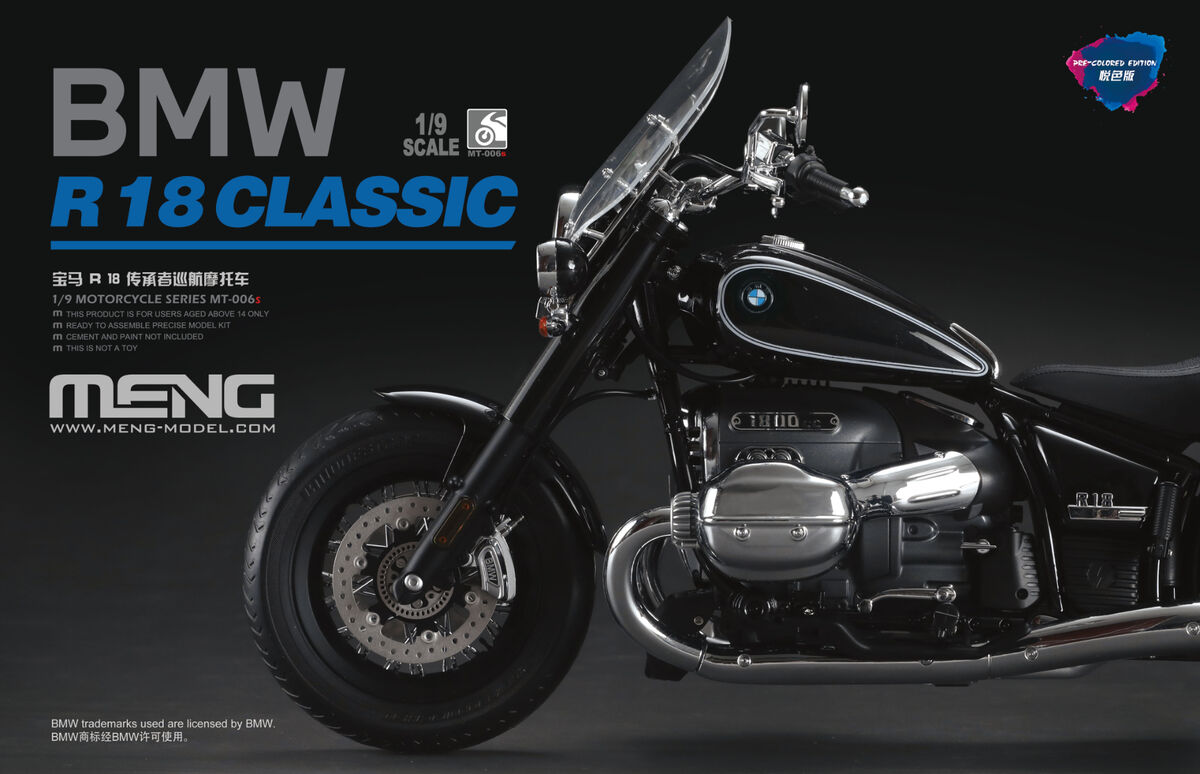 1/9 BMW R 18 Classic (Pre-Colored Edition)