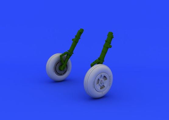 1/48 Spitfire Mk. XVI wheels - 3 spoke