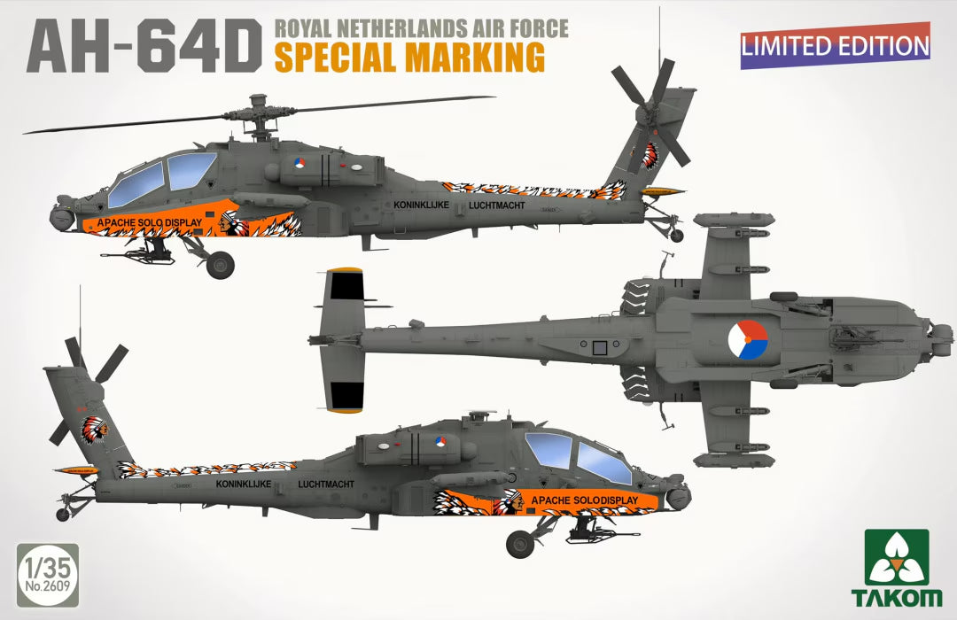1/35 AH-64D Royal Netherlands Air Force Special Marking