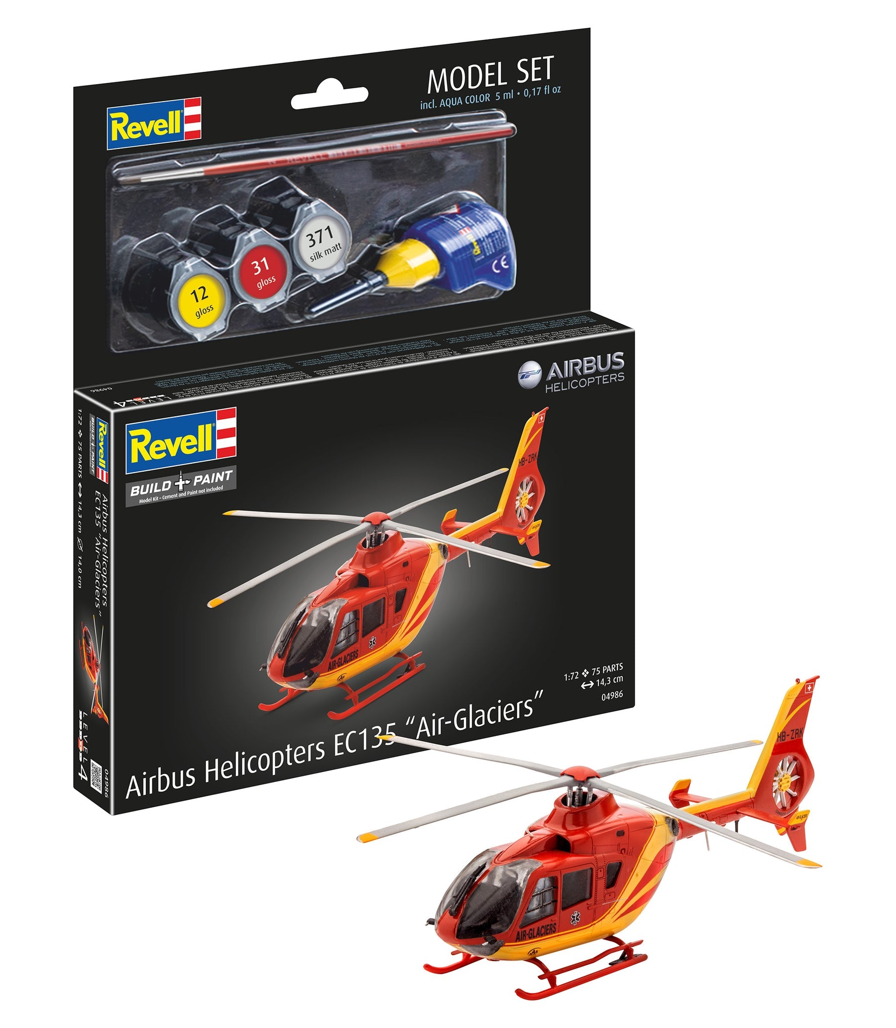 1/72 Model Set EC 135 Air-Glaciers