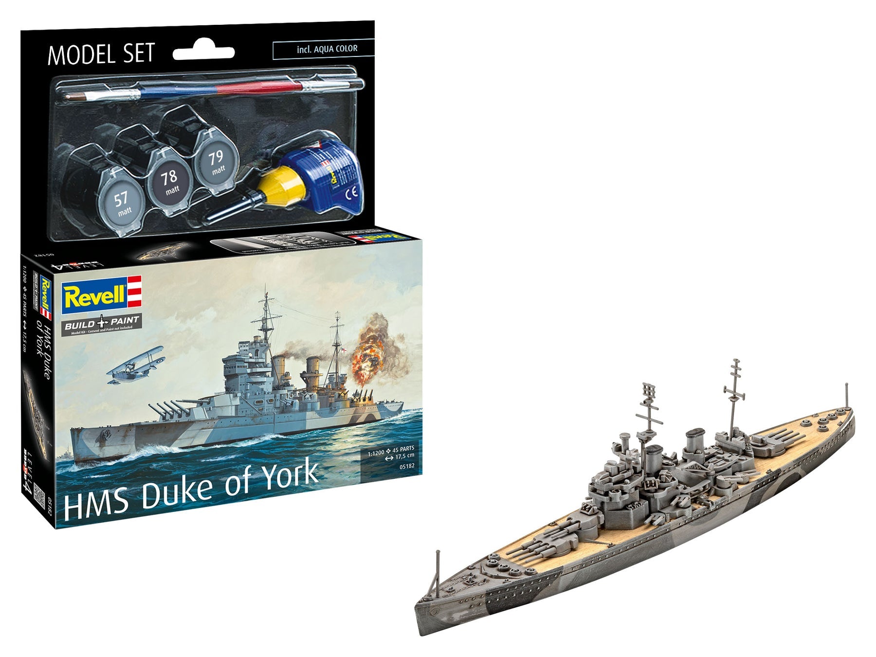 1/1200 Model Set HMS Duke of York