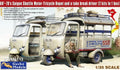 1/35 60‘~70’s Saigon Shuttle Motor-Tricycle Depot and a take break drive [2 kits In 1 box]