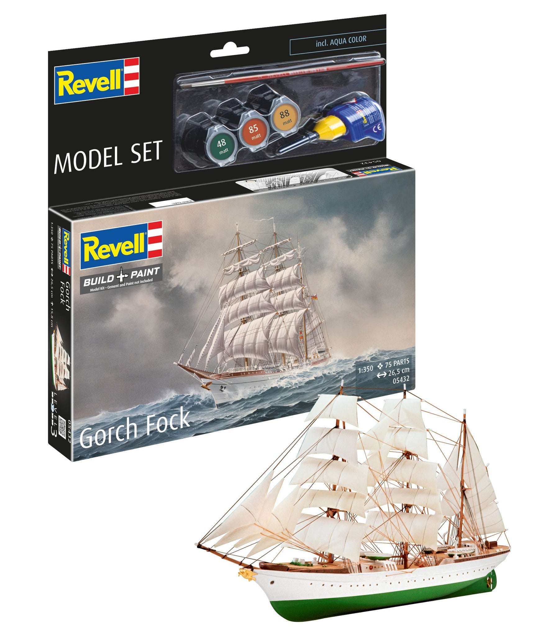 1/350 Model Set Gorch Fock