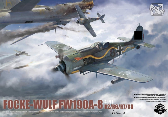 1/35 Focke-Wulf FW-190A-8 4 in 1 (R2; R6; R7; R8)