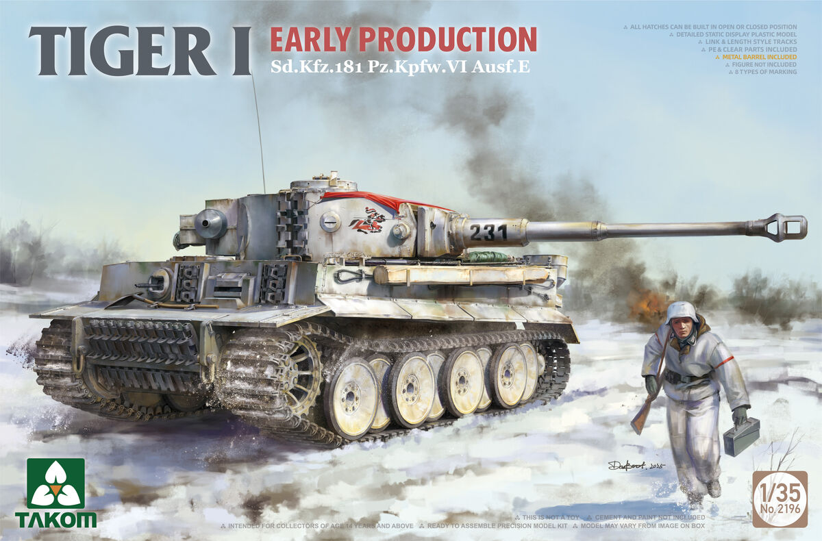 1/35 TIGER I EARLY-PRODUCTION Sd.Kfz.181 Pz.Kpfw.VI Ausf.E