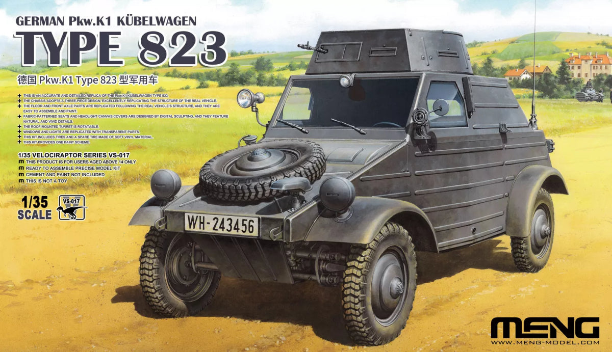 1/35 German Pkw.K1 Kubelwagen Type 823