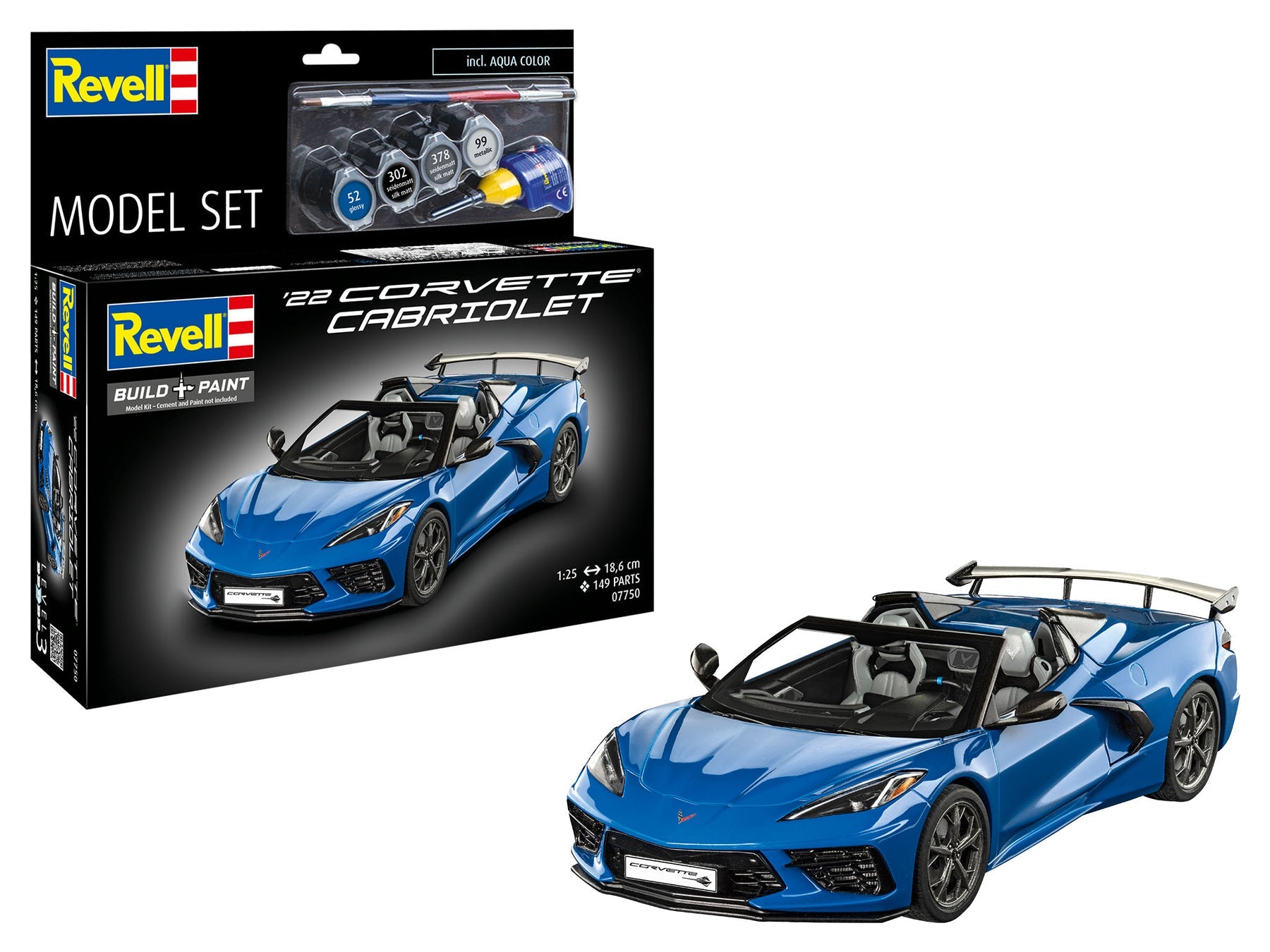 1/25 Model Set 2022 Corvette Cabriolet