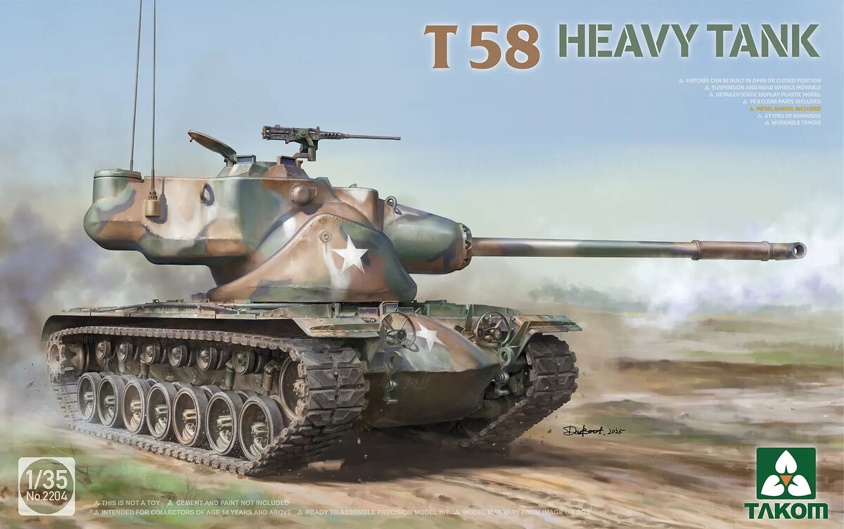 1/35 T58 Heavy Tank