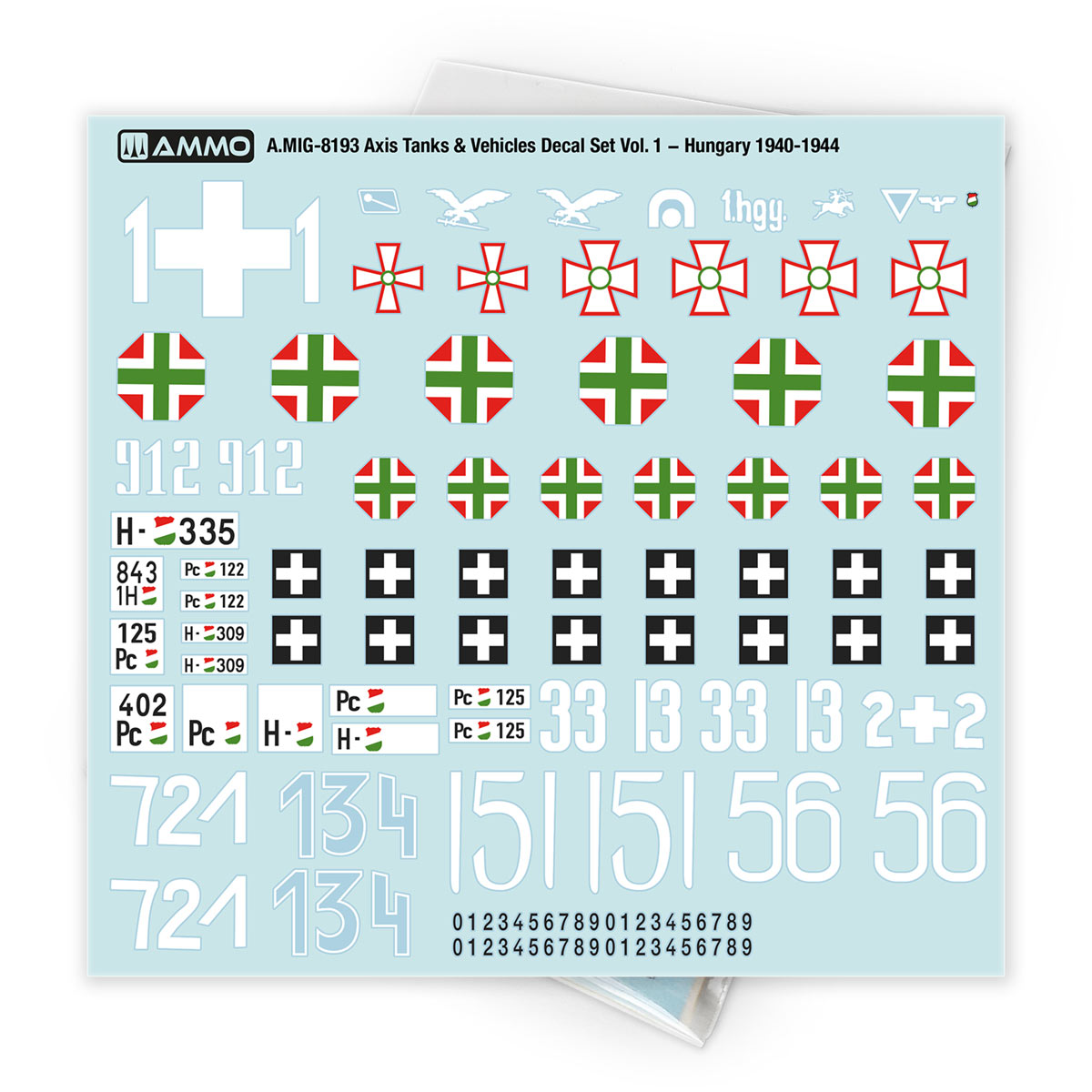 Axis Tanks & Vehicles Decal Set Vol. 1 - Hungary 1940-1944
