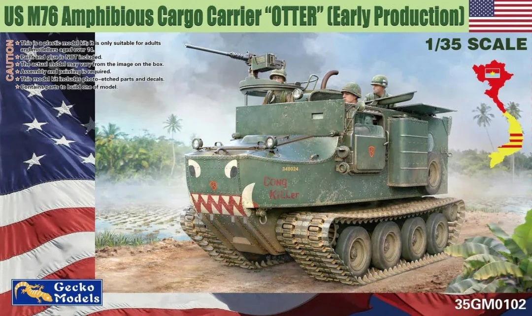 1/35 US M76 Amphibious Cargo Carrier "Otter" (Early Production)
