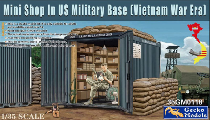 1/35 Mini Shop in US Military Base (Vietnam War Era)