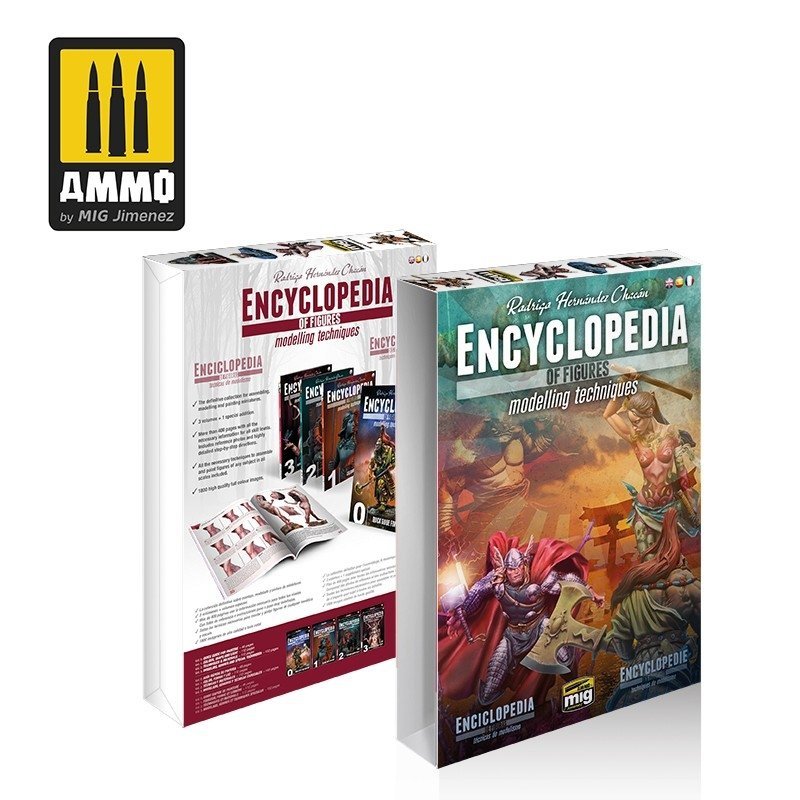 Case for ENCYCLOPEDIA OF FIGURES MODELING TECHNIQUES (English, Castellano, Franais)
