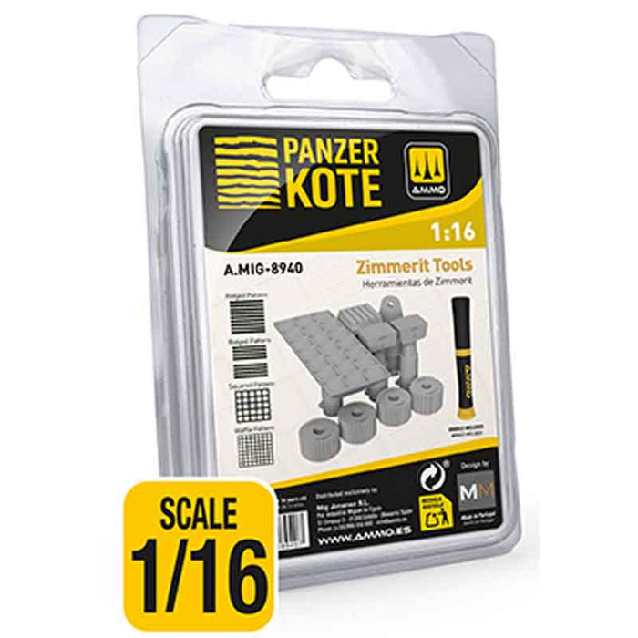 PANZER KOTE Zimmerit Tools 1:16