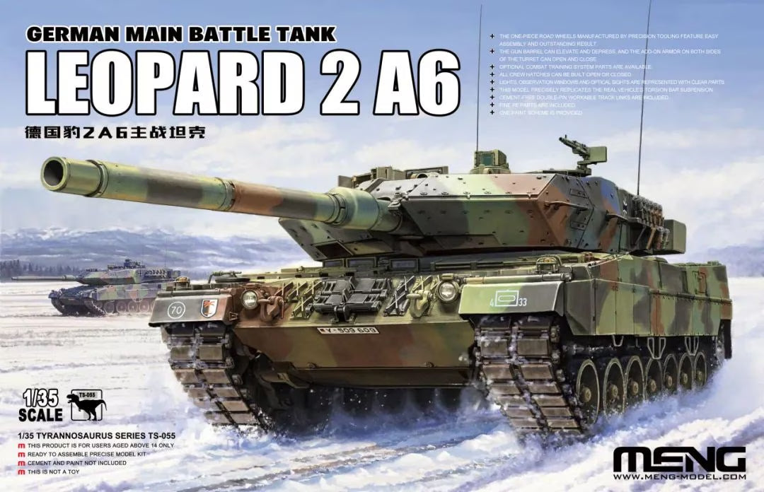 1/35 German Main Battle Tank Leopard 2 A6