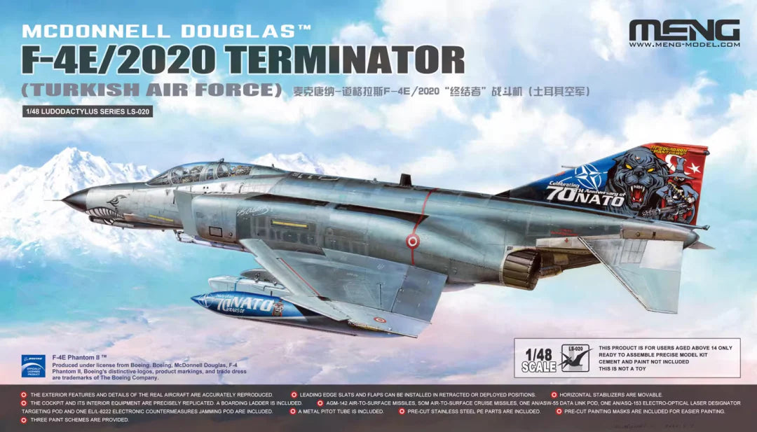 1/48 McDonnell Douglas F-4E/2020 Terminator (Turkish Air Force)