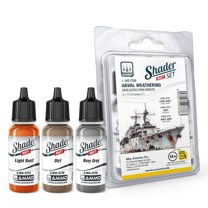 Matt SHADER Set Naval Weathering
