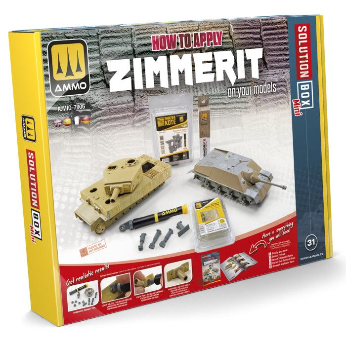 SOLUTION BOX  MINI 31? How to Apply ZIMMERIT in scale