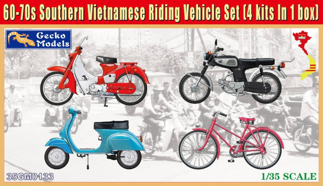1/35 Moto s y bicicletas a¤os 60?~70's sur de vietnam