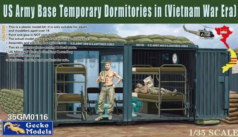 1/35 Dormitorios temporales para Policia militar US army