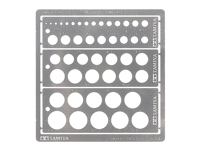 Modeling Template Round 1-10 mm