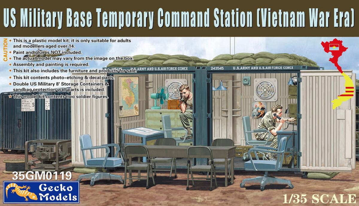 1/35 Estacion de comandamiento temporal US Military (Vietnam)