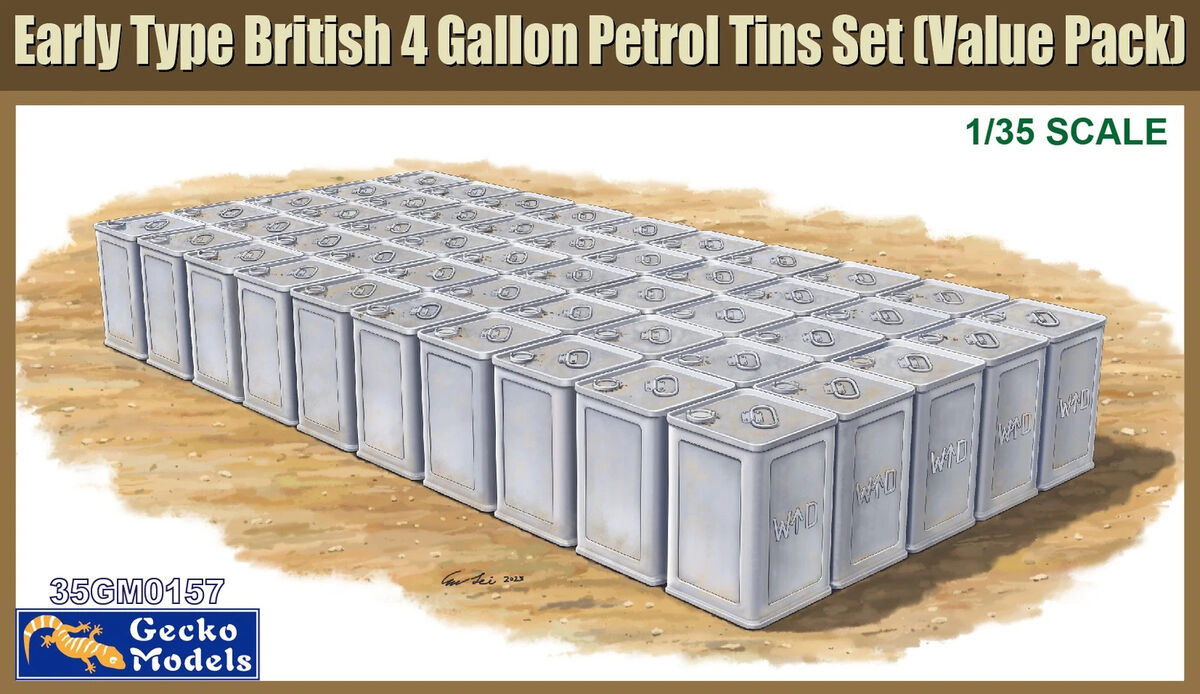 1/35 Bidone de gaolina 4 Galones Ingleses