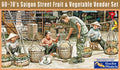 1/35 Puesto de venda de verduras y vegetales mercado saigon a¤os 60.