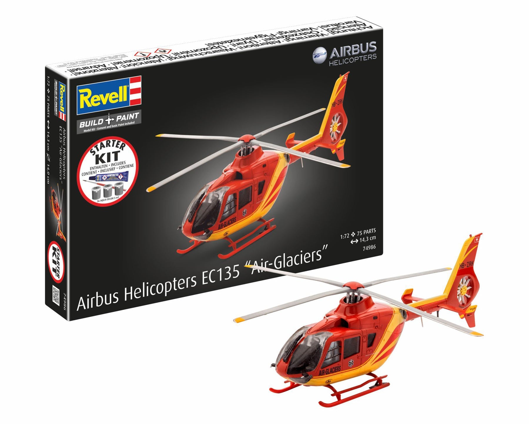 1/72 Starter Kit Airbus Helicopters EC135 "Air-Glaciers"