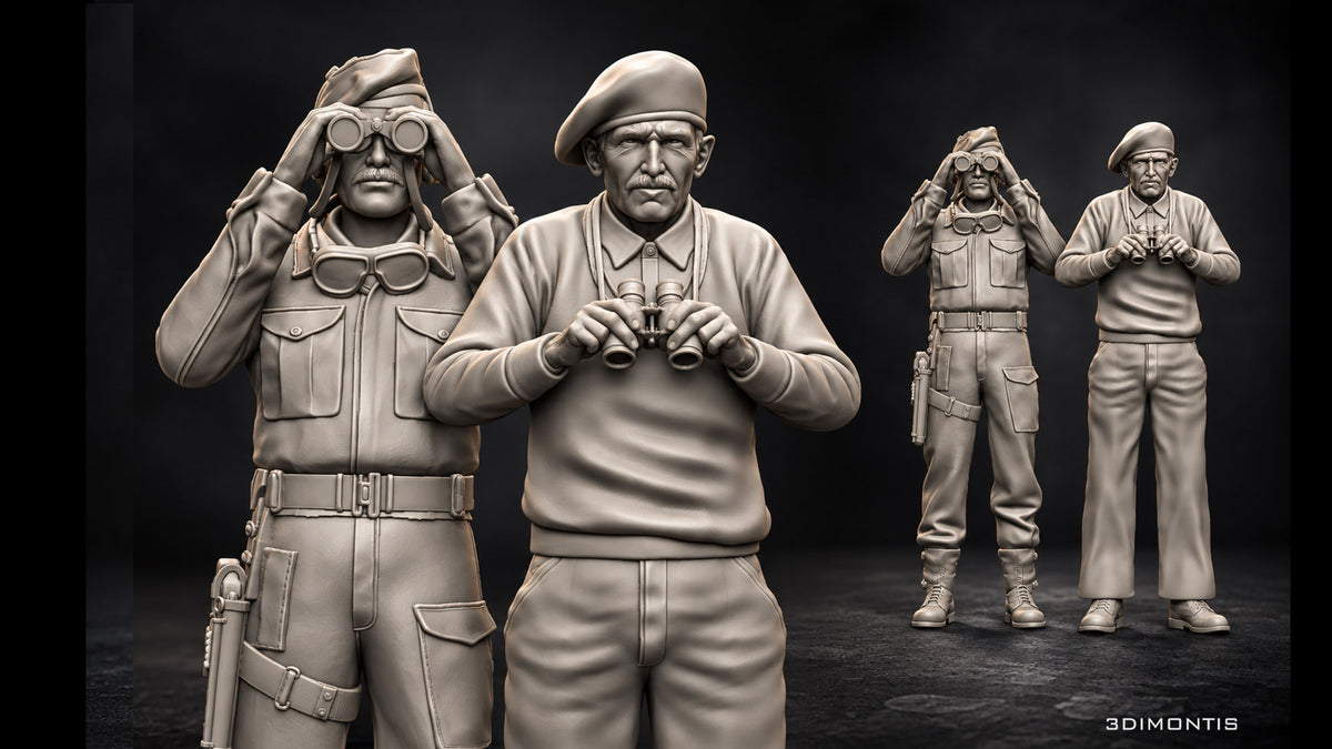 Field Marshal Bernard Law Montgomery – Figurino in Resina 1:35