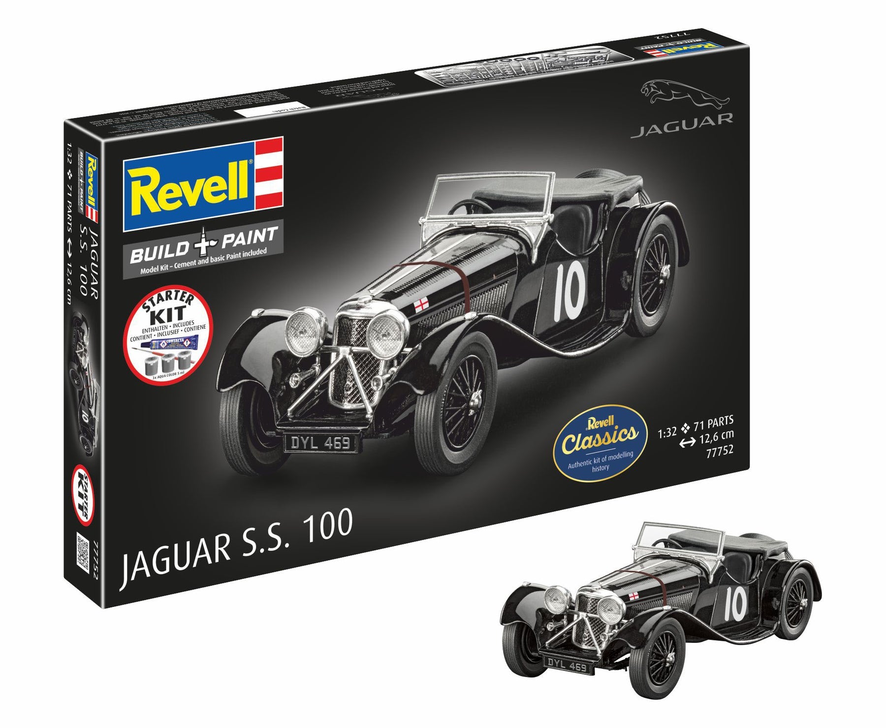 1/32 Starter Kit Jaguar S.S. 100