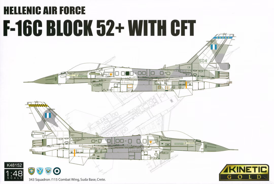 1/48 Hellenic Air Force F-16C Block 52 + with CFT